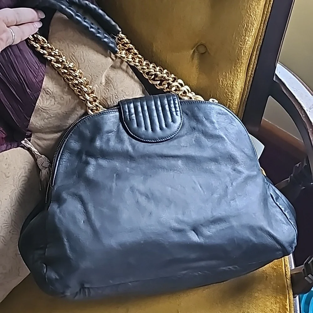 🖤NEW WITH TAG🖤 Luxurious Henri Bendel Satchel w Mirror - Picture 8 of 17
